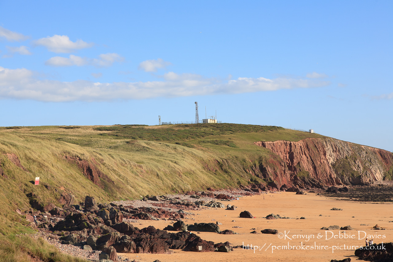 Freshwater West is a beach near Castlemartin, Pembrokeshire. It's approximately 0.75 miles long and is heavily used for surfing, strong currents mean it's not so good for swimming...